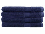 Premium Towels "SOLUND" 4 pcs Navy Blue 100x200 cm 600 gsm 137270