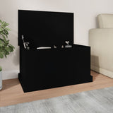 Storage Box Black Engineered wood Medium Storage Box 816505