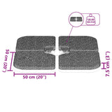 Portable Parasol Base Sand / Water Filled 60 L 41611