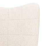 Armchair Cream 62 x 67 x 95.5 cm Sherpa Fabric 42001778