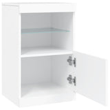 Sideboard with LED Lights White 41x37x67 cm 836679