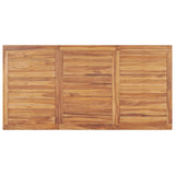 Garden Dining Set Teak Brown Solid Teak Wood 5 Piece Set Durable 3059943