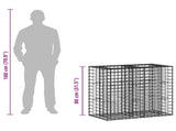 Gabion Raised Bed Silver 42033327