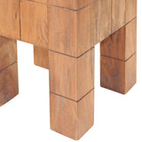 Stool Solid Mahogany Wood 244502