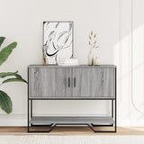 Console Table Grey Sonoma 100x35x74.5 cm Engineered Wood 848537