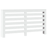 Radiator Cover White 149x20x82 cm Engineered Wood 852699