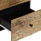 Side Cabinet 40x33x75 cm Solid Wood Mango 356914