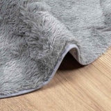 Shaggy Rug High Pile NAVARRA Light Grey 200x200 cm Polyester 4102922