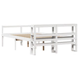 Senior Bed with Headboard without Mattress White 150x200 cm 3305868