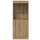 LED Sideboard Artisan Oak 41 x 37 x 100 cm Engineered Wood 863040