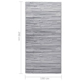 Outdoor Carpet ARAKIL Grey 190x290 cm PP 310439
