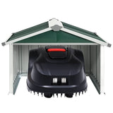 Garden Robot Lawnmower Shed 92x97x63 cm Galvanised Steel Green 150907