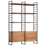 4-Tier Bookcase 124x30x180 cm Solid Reclaimed Wood 284415