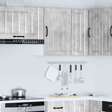 Kitchen Wall Cabinet Lucca Concrete Grey Engineered Wood 853791