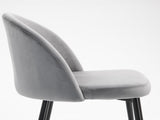 Dining Chairs Set of 2 Contemporary Design for Office Dining Kitchen with Soft Fabric Seat and Back T3398P328155