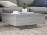 Coffee Table Grey Sonoma 55x55x31 cm Engineered Wood 836572