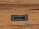 Console Table Natural 90 x 30 x 80 cm Solid Teak Wood 42024245