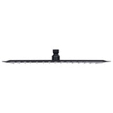 Rain Shower Head Stainless Steel 40x40 cm Square Black 147698