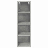 Hanging Cabinet with Storage Concrete Grey 30 x 29.5 x 100 cm 884461