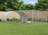Chicken Coop Silver 600 x 300 x 200 cm Galvanised Steel 3434697