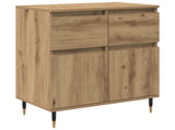 Sideboard Artisan Oak 60 x 35 x 70 cm Engineered Wood and Iron 881724