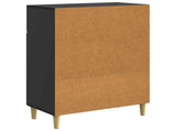 Sideboard with Drawer Black 66 x 34.5 x 90 cm Engineered Wood 894636