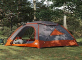 Dome Tent with Removable Rainfly Grey and Orange 8-Person 42017378
