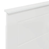 Headboard Gloss White Engineered wood 888357