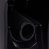 ZNTS Ceramic Toilet Back Water Flow Black 140298