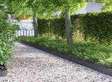 Lawn Edgings 10 pcs Black 103 x 0.05 x 22 cm Steel 874828
