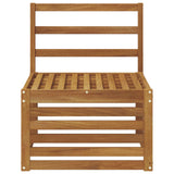 Outdoor Middle Sofa Solid Acacia Wood Natural 59 x 63 x 73 cm 900489