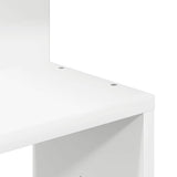 Wall Corner Shelf White 32x32x127,5 cm Engineered Wood 860517