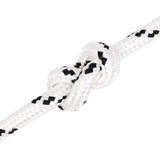 Braided Boat Rope White 12 mmx100 m Polyester 152777
