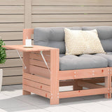 Garden Armrest Sofa with Side Table Solid Wood Douglas 844881