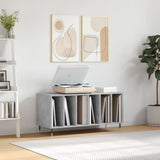 Record Cabinet Concrete Grey 100x38x48 cm Engineered Wood 831744