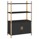 Highboard Black 80x40x121 cm Engineered Wood 345700