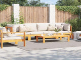 Area Rugs Square PALMERAS Cream 240 x 240 cm Polyester 42022631