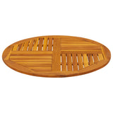 Table Top 90x2.2 cm Round Solid Wood Acacia 4004251