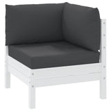 Pallet Cushions 3 pcs Black Oxford Fabric 361780
