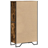 Highboard Smoked Oak 79.5x35.5x137.5 cm Engineered wood 3295309