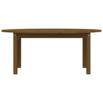 ZNTS Coffee Table Honey Brown 110x55x45 cm Solid Wood Pine 822345