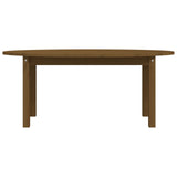 ZNTS Coffee Table Honey Brown 110x55x45 cm Solid Wood Pine 822345