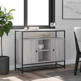 Sideboard Grey Sonoma 100x35x80 cm Engineered Wood 835542