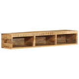 Wall-mounted TV Cabinet 100x30x19 cm Solid Rough Wood Mango 4017479