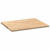Kitchen Worktop 80x63.5x2.7 cm Solid Wood Oak Rectangular 4008997