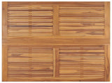 Folding Garden Dining Table 110x110x75 cm Solid Wood Teak 318481