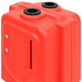 Folding Traffic Barrier Red 210x50x105 cm 150989