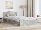 Bed Frame with Headboard Concerte 90 x 200 cm Solid Pine Wood 3412946