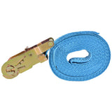 Ratchet Tie Down Straps 10 pcs 2 Tonnes 6mx38mm Blue 142655