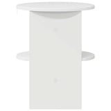 Side Cabinet 2 pcs High Gloss White 40 x 50 cm Engineered Wood 899825